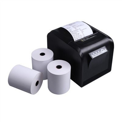 Rolo de papel térmico 80mm x 80mts